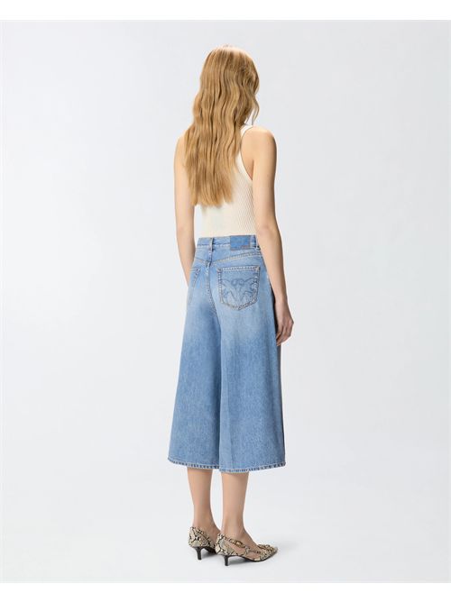 Bermuda wide leg in denim PINKO | 104646A32Q/PJD